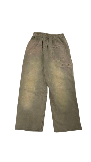 (PRE-ORDER 2-4 Weeks) Washed olive green joggers